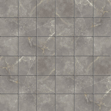 Marmorea 2" x 2" Mosaic Marble Look Tile 12" x 12" - Girigio Imperiale