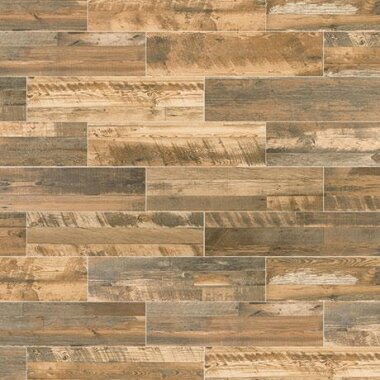 Preservation Wood Look Porcelain Tile 6" x 36" - Distressed Oak