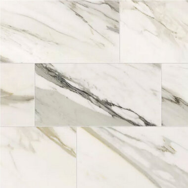 JEM Matte Marble Look Tile 12" x 24" - Aria Gold