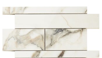 Lithe Railroad Mosaic Marble Look Tile 11.41