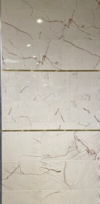 Marmorea Marble Look Tile Polished 12" x 24" - Venato Caramel