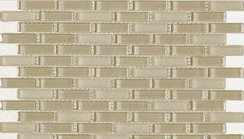 Cristallo Brick Blended Mosaic Tile 0.6