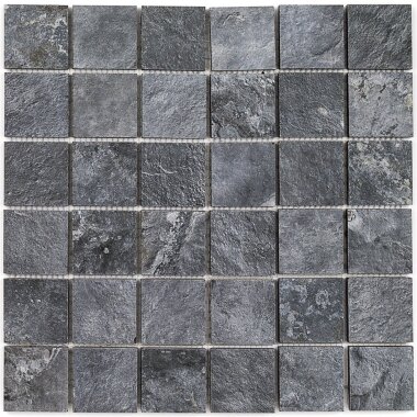 NuSlate Mosaic Tile 11.81" x 11.81" - Grey