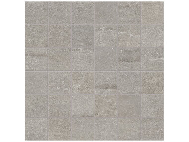 Crux 2" x 2" Mosaic Tile 12" x 12" - Ash