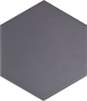 Hexagono Tile Liso Matte 6" x 6" - Grafito