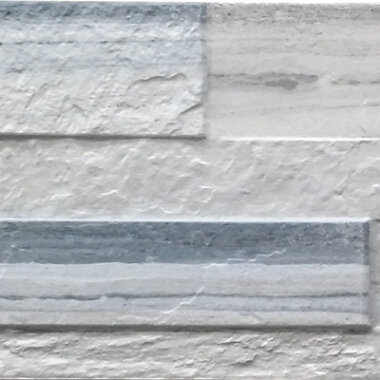 Palissandro Marble Look Tile 3-D Decor 6" x 24" - Azul