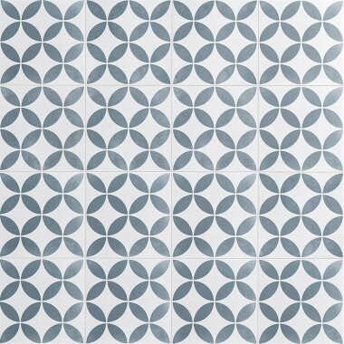 Dhar Decor Tile 9" x 9" - White Petals