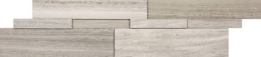 Ledger Panels Cubic Wall Panel Tile 6" x 24" - Strada Mist