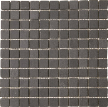 Slate Tile Mosaic 1" x 1" - Black