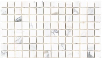 Calacatta Mosaic Marble Look Tile 12