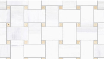 Themar Basketweave Marble Look Tile 11.81