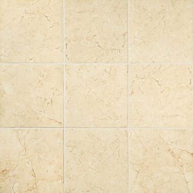 Mirasol Marble Look Tile Floor 12" x 12" - Crema Laila