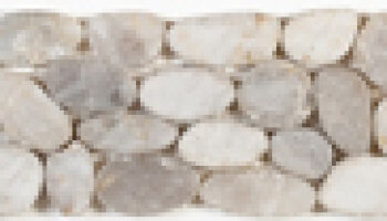 Pebble Sliced Polished Interlocking Border 4