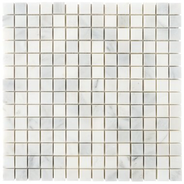 Asian Statuary 3/4"x3/4" Mosaic Tile 12" x 12" - Statuary Polished