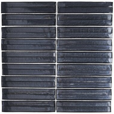 Brook Stacked Tile 11.61" x 11.73" - Midnight