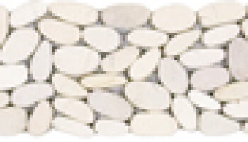 Pebble Sliced Polished Interlocking Border 4