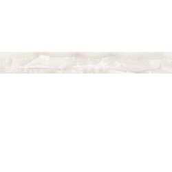 Akoya Bullnose Marble Look Tile 3" x 24" - White Polished