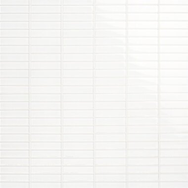 Crystal Stacked Tile 12" x 12" - Super White