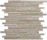 Quartzite Mini Baguette Interlocking 12" x 12" - Beige