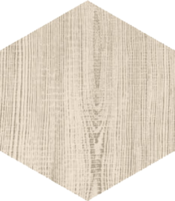 Cortina Hexagon Wood Look Porcelain Tile 10" x 8" - Almond