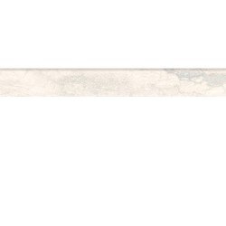 Via Appia Vein Cut Bullnose Marble Look Tile 3" x 24" - White