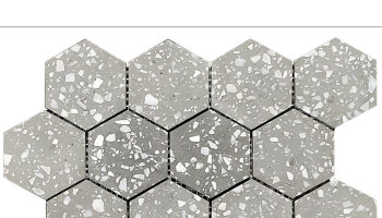 Esagono Hexagon Mosaic Tile 10.25