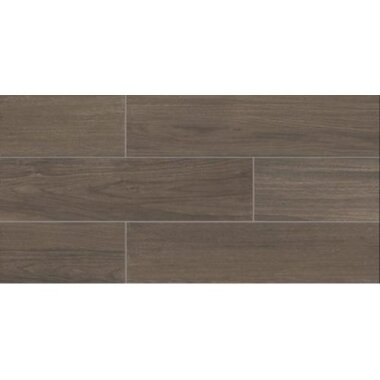 Mt. Royale Wood Look Porcelain Tile 6" x 36" - Pecan