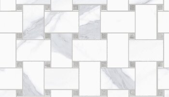 Themar Basketweave Marble Look Tile 11.81