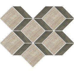 Carrara Select Tizano Mosaic Marble Look Tile Matte 10" x 12" - Carrara Paonazzo