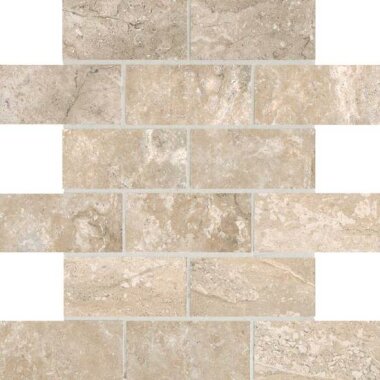 Laurel Heights Tile Brick Joint Mosaic 2" x 4" - Elevated Beige