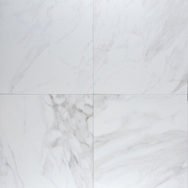 Dante Marble Look Tile 24" x 24" - Blanco Matte