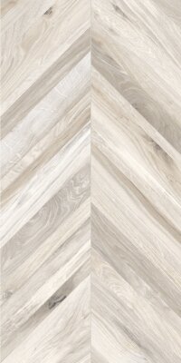 Timeless Chevron Wood Look Porcelain Tile 24" x 48" - Ivory