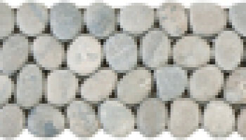 Pebble Rectified Matte Interlocking Border 4