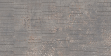 Iron Impatto Tile 24" x 48" - Pearl Groove