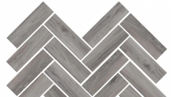 Mood Wood Herringbone Mosaic Porcelain Tile 12