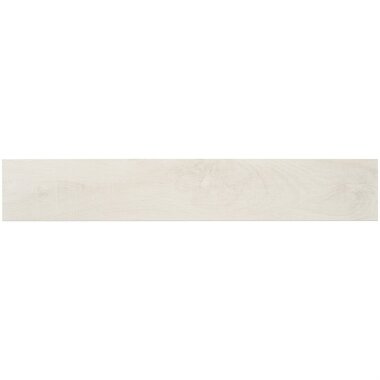 Crestwood Wood Look Porcelain Tile 8" x 48" - White