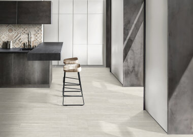 Mello Wood Porcelain Tile 8" x 40" - Grey