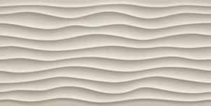 3D Wall Design Dune Tile 16" x 32" - Sand