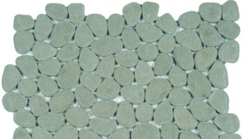 Reconstituted Pebble Interlocking Mosaic Tile - 12