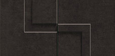 Chrome Tile Mosaico 3D Decor 5" x 10" - Charcoal