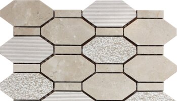 Bali Pacific Rim - Hexagon Mosaic Tile - 11