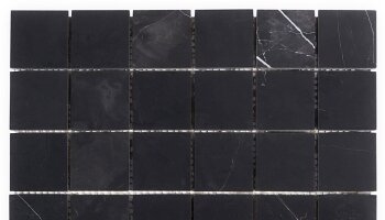 Nero Marquina Mosaic Marble Look Tile 12