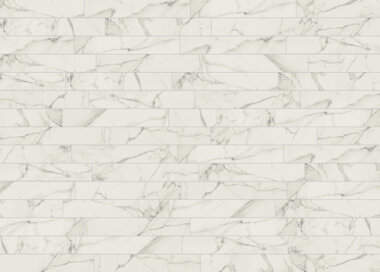 Plankstone Marble Look Tile 5" x 33" - White