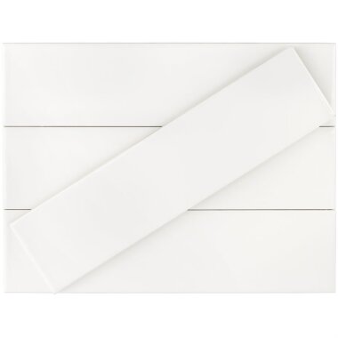 Rumba Wall Tile 3" x 12" - Blanco