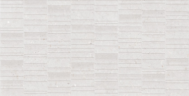 Fossil Impatto Tile 24" x 48" - Bianco Groove