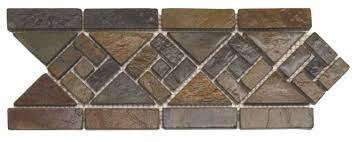 Slate Tile 4.3/4" x 12" - Rust