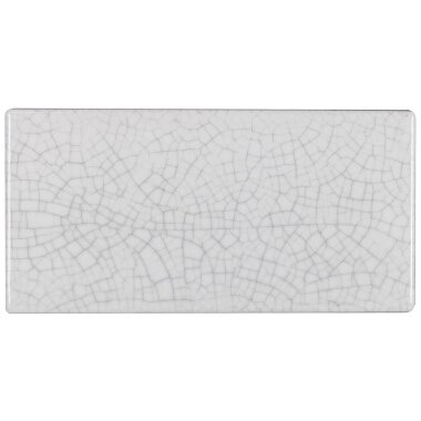 Craquelure Tile 3" x 6" - Vinatge White