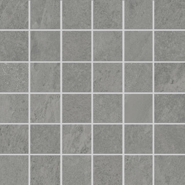 Nuances 2" x 2" Mosaic Tile 12" x 12" - Grey