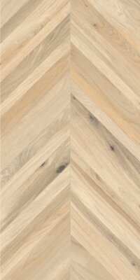 Timeless Chevron Wood Look Porcelain Tile 24" x 48" - Ecru