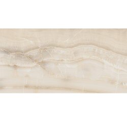 Akoya Marble Look Tile "Matte" 24" x 48" - Ivory